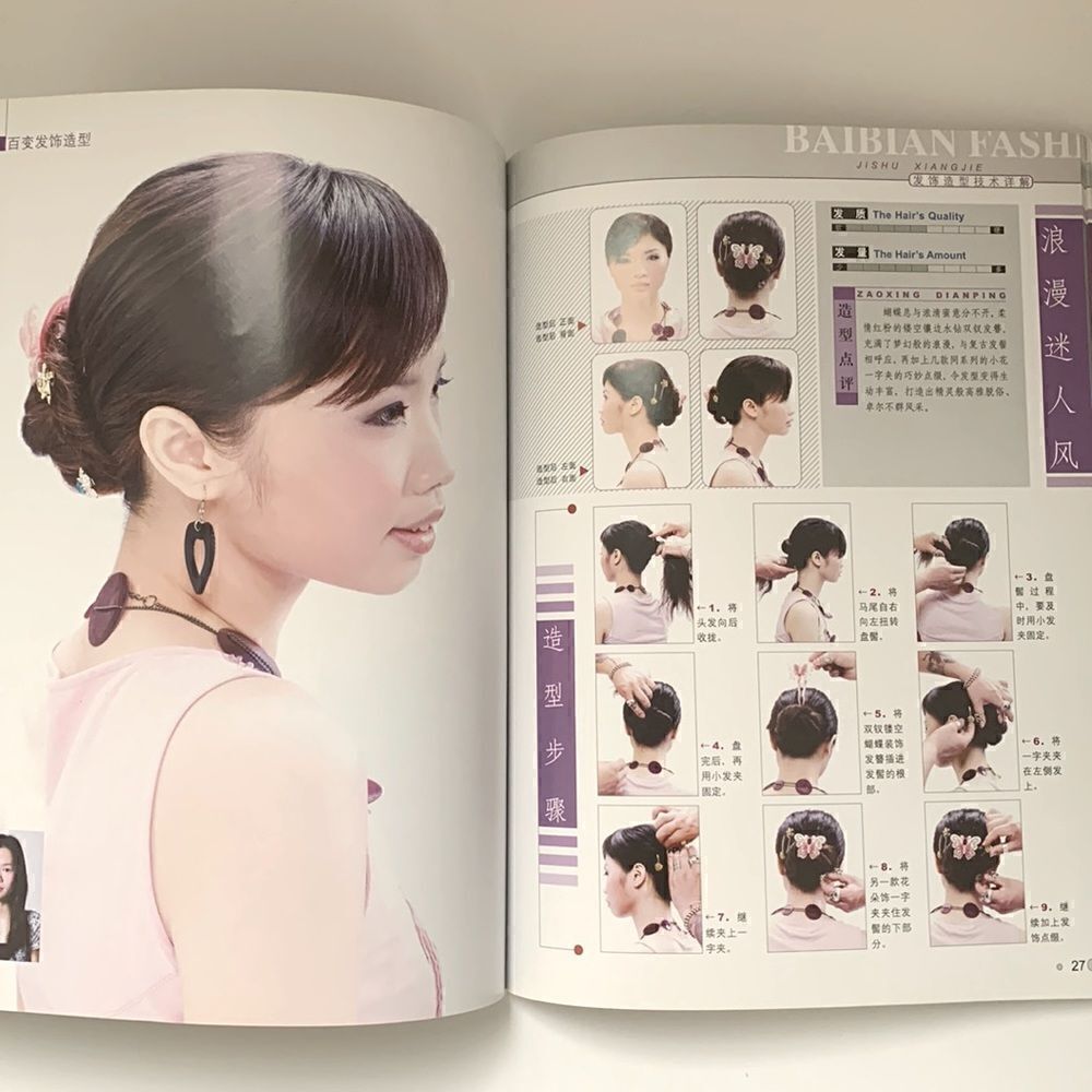 🟡Hair Styling Tutorial Magazine - Picture 3 of 4